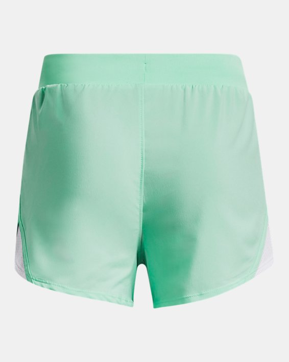 Girls' UA Fly-By Shorts, Green, pdpMainDesktop image number 1